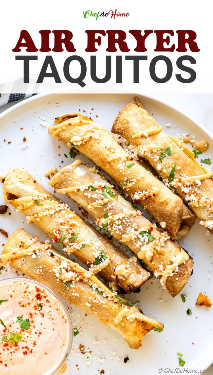 Air Fryer Taquitos Recipe