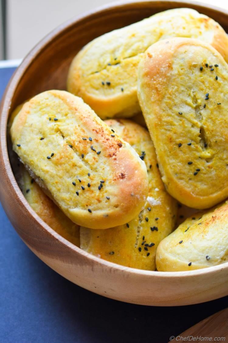 Thai Curry and Coconut Spiked Easy Homemade Dinner Rolls