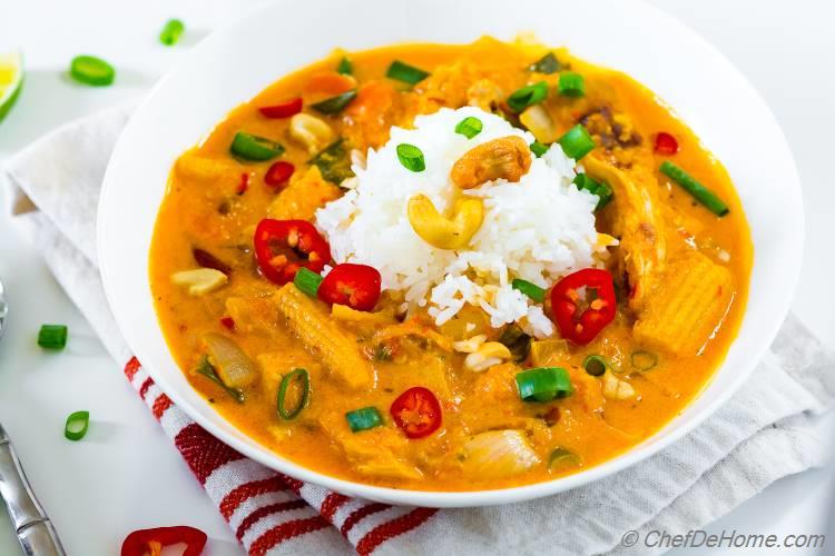 Homemade Coconut Red Curry