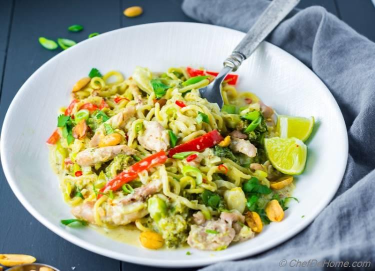 Green Curry Noodles