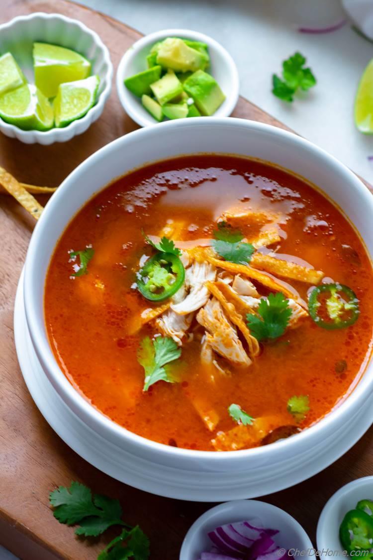 Tasty Chicken Tortilla Soup Recipe