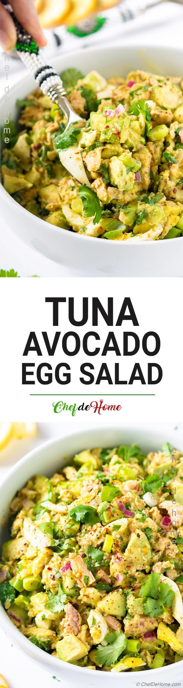 the best Avocado Tuna Salad 