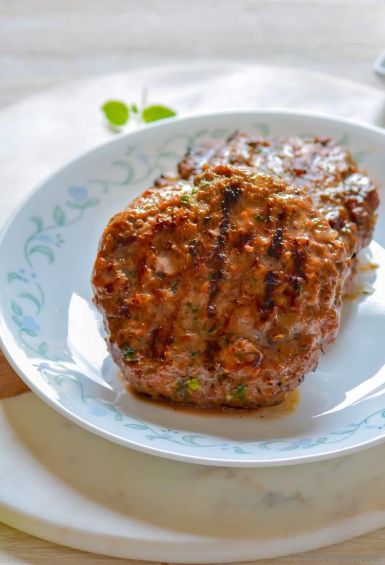 Grilled Turkey Burger Patties