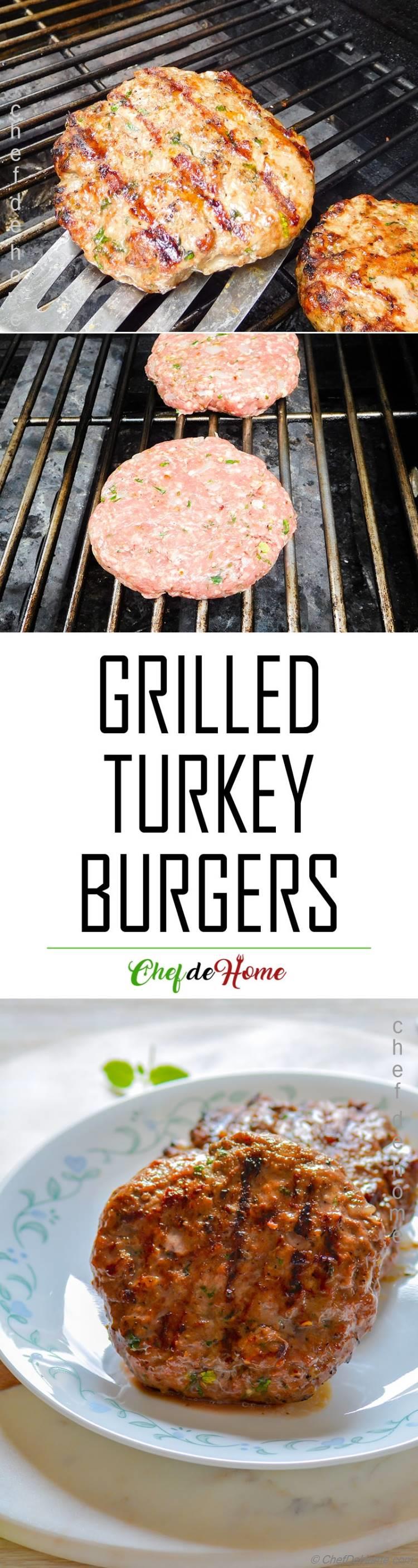 How to make Grilled Turkey Burgers