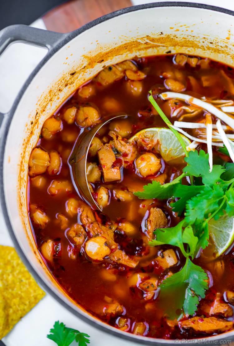 Leftover Turkey Soup with Posole