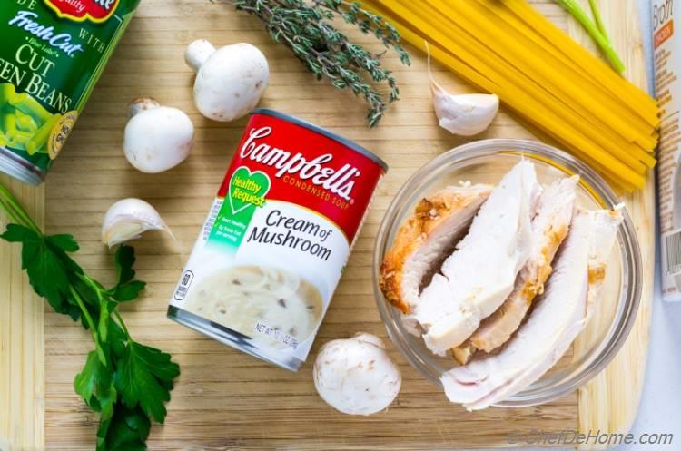 Turkey Tetrazzini Ingredients | chefdehome.com