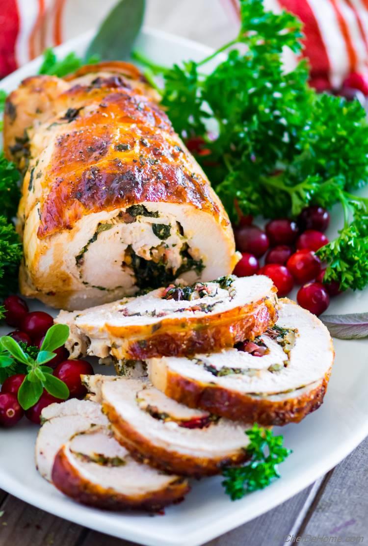 Stuffed Turkey Breast Recipe Chefdehome Com