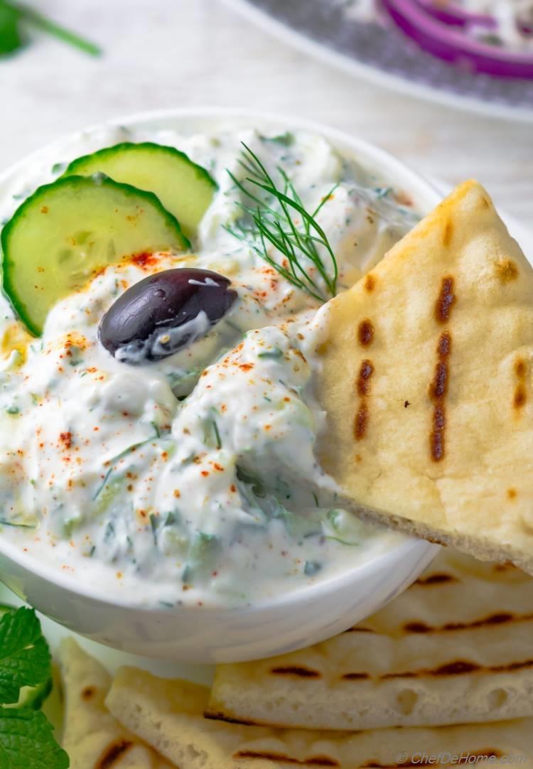 Easy Tzatziki Sauce Recipe | ChefDeHome.com