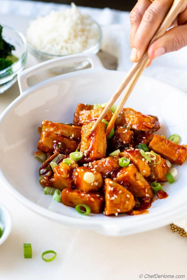 Plant Based Vegan Orange Chicken