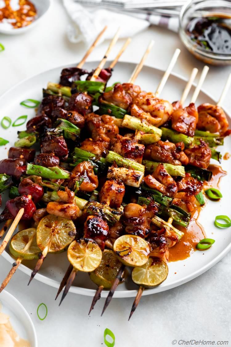 Grilled Chicken Yakitori