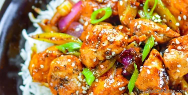 Chinese Black Pepper Chicken