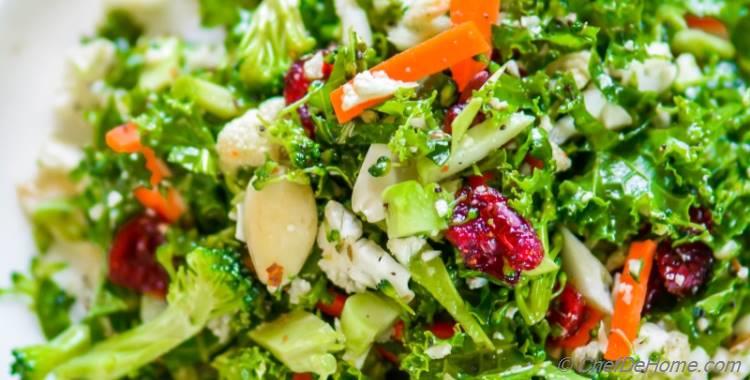 Cauliflower and Broccoli Detox Salad