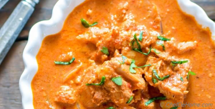 Restaurant Style Butter Chicken in Slow Cooker