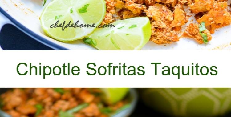 Mexican Chipotle Tofu Sofritas Taquitos
