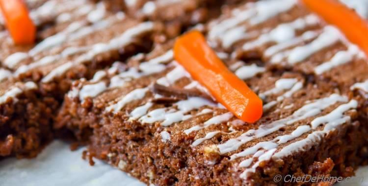 Gluten Free Moist Chocolate Carrot Cake