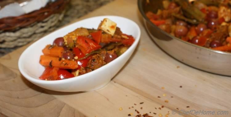 Curried Sauteed Mix Vegetables