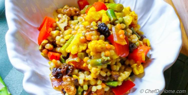 Curried Israeli Couscous
