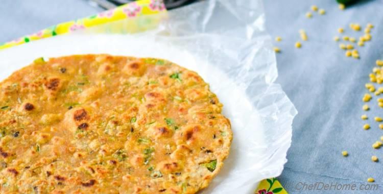 Leftover Lentils Breakfast Flat Bread - Indian Daal Parantha