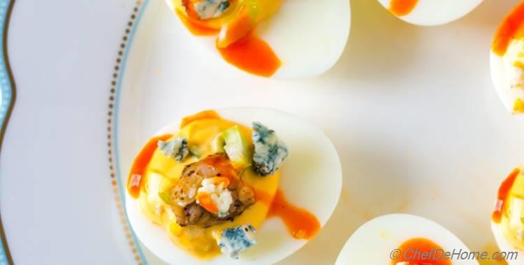 Spicy Deviled Eggs