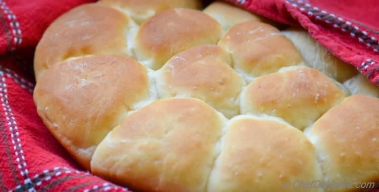 Fluffy Pull-Apart Buttermilk Dinner Rolls