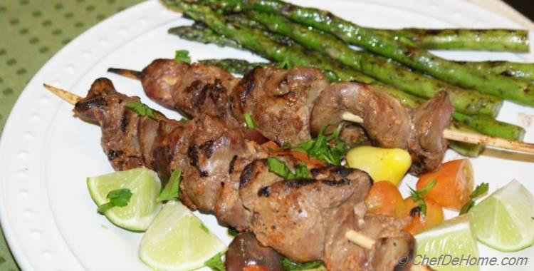 Chicken Liver Skewers