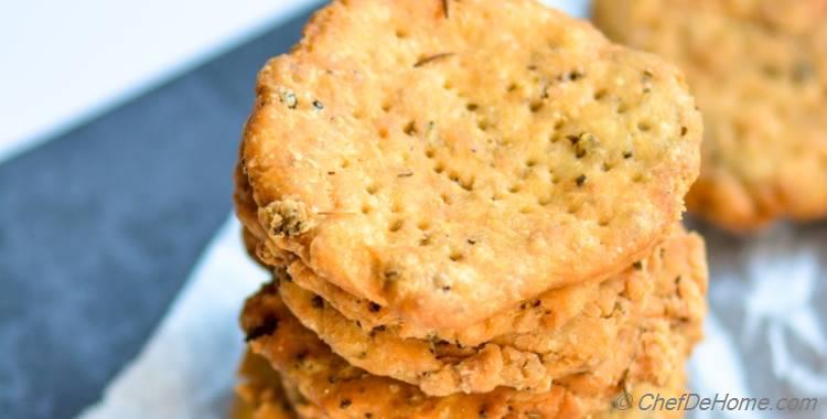 Indian Namkeen Methi Mathri - Salted Fenugreek Crackers