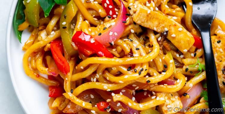 Easy Stir Fry with Udon Noodles