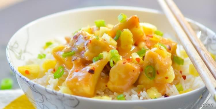 Vegan Chinese Pineapple Tofu Bowl