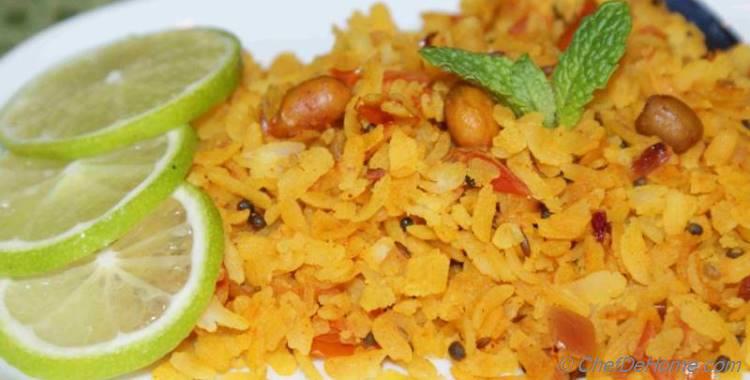 Poha - Rice Flakes Snack