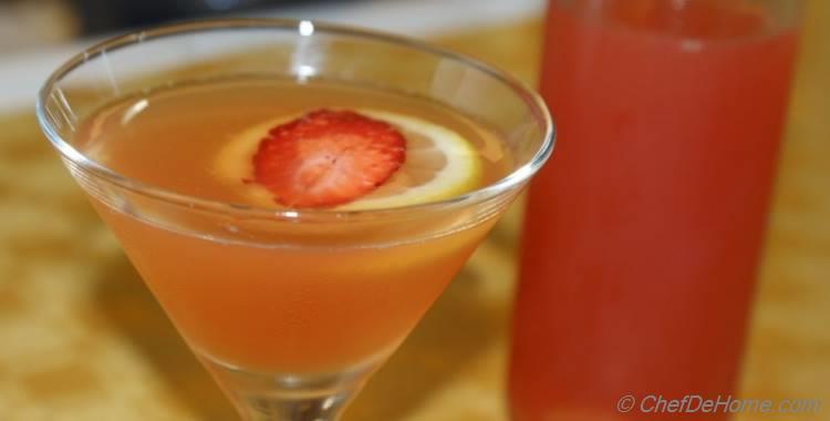 Rhubarb Orange Mocktail