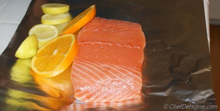 Salmon with Citrus and Thyme