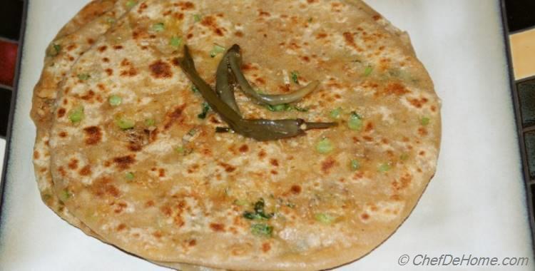 Spiced Scallion Flat Bread