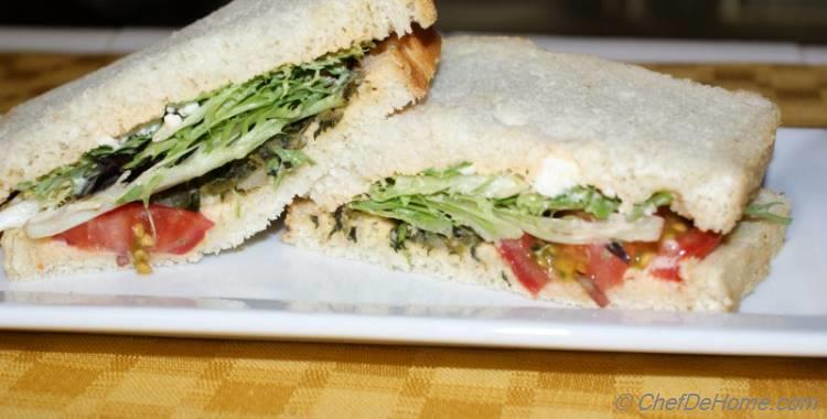 Veggie Club Sandwich