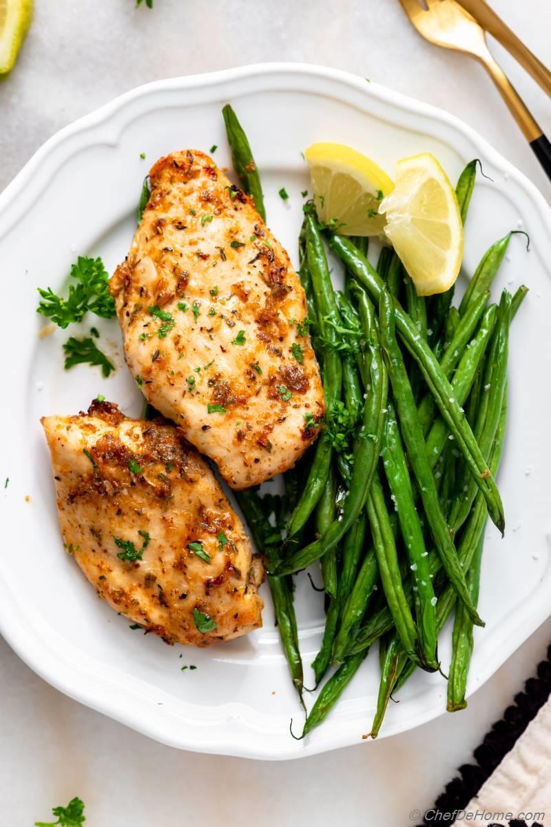 Air Fryer Chicken Breast (Marinated, No Breading) Recipe | ChefDeHome.com