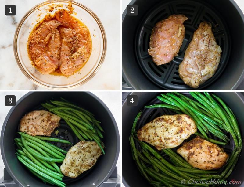Air Fryer Chicken Breast (Marinated, No Breading) Recipe