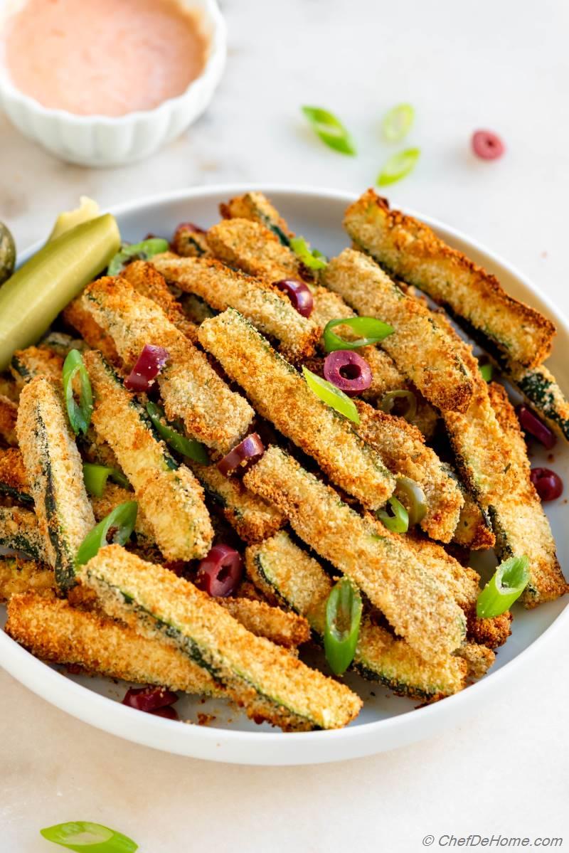 Air Fryer Zucchini Fries Recipe