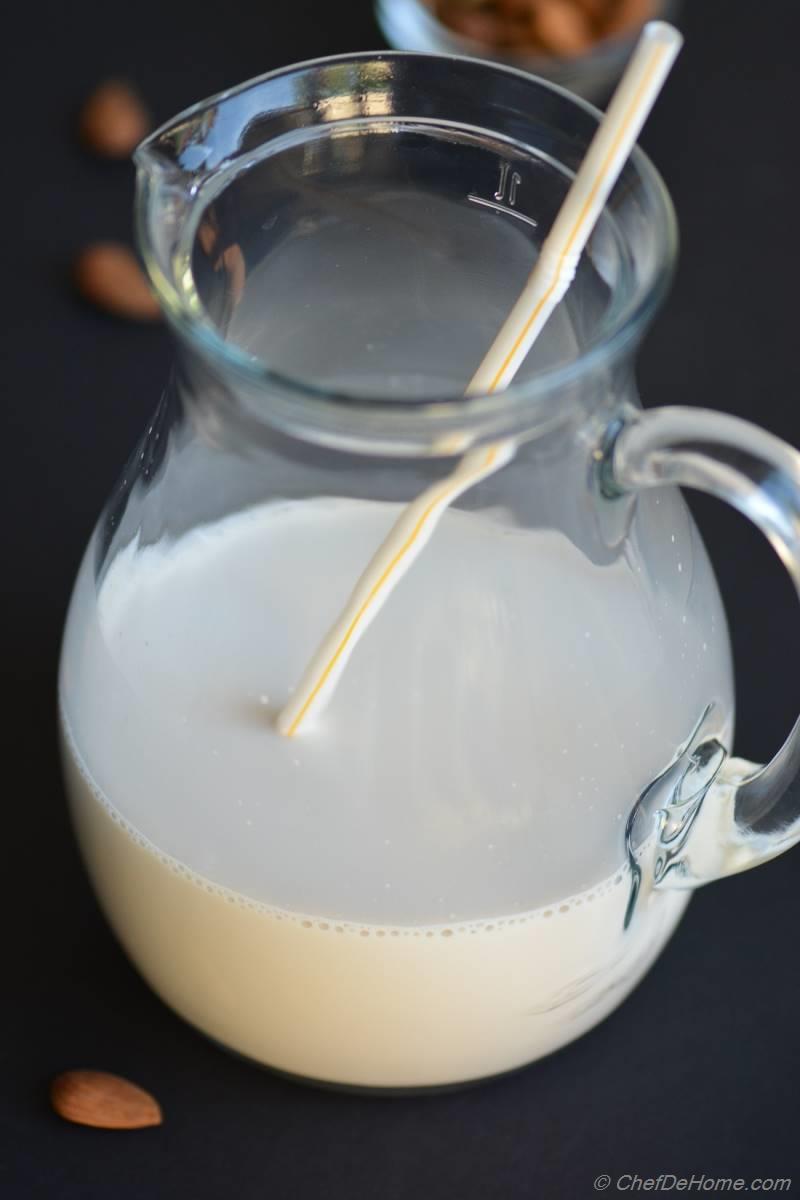 DIY How to make Almond Milk Vegan Coffee Creamer Recipe