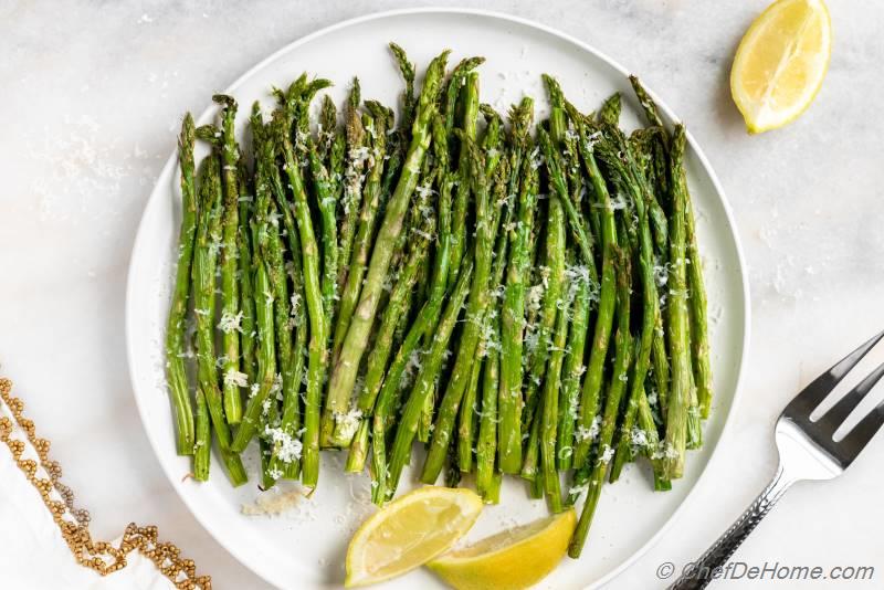 Parmesan Asparagus in Air Fryer Recipe