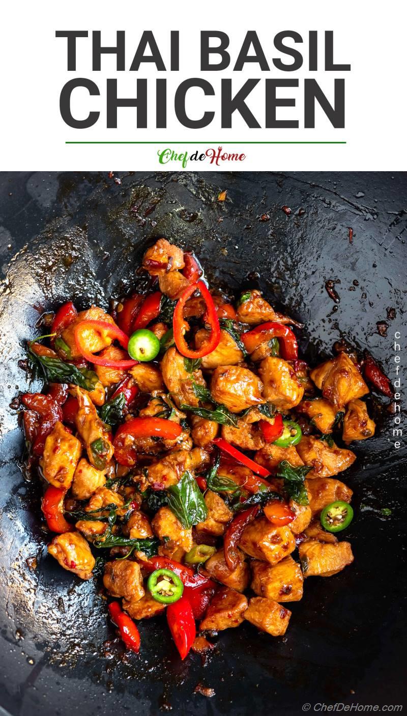 Thai Basil Chicken Recipe | ChefDeHome.com