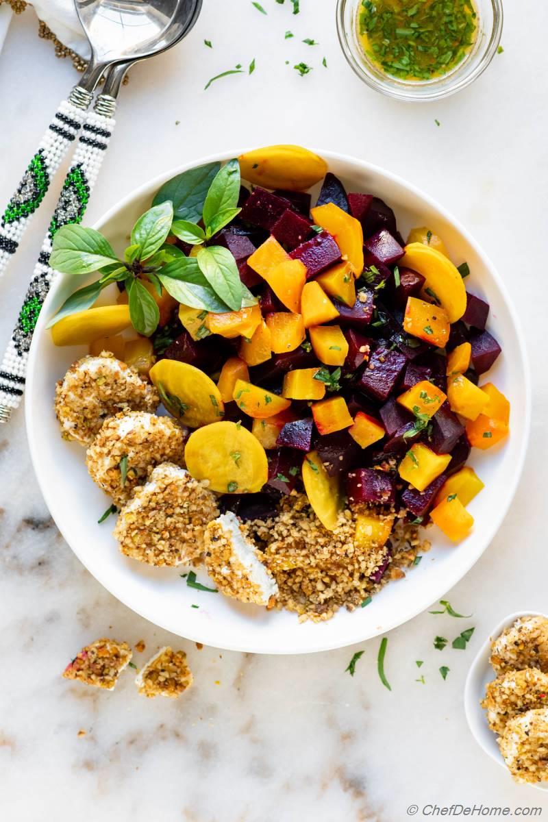 Roasted Beets with Goat Cheese Recipe