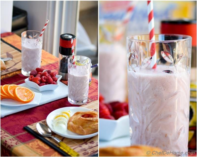 Raspberry French Vanilla Carnation Breakfast Shake Recipe