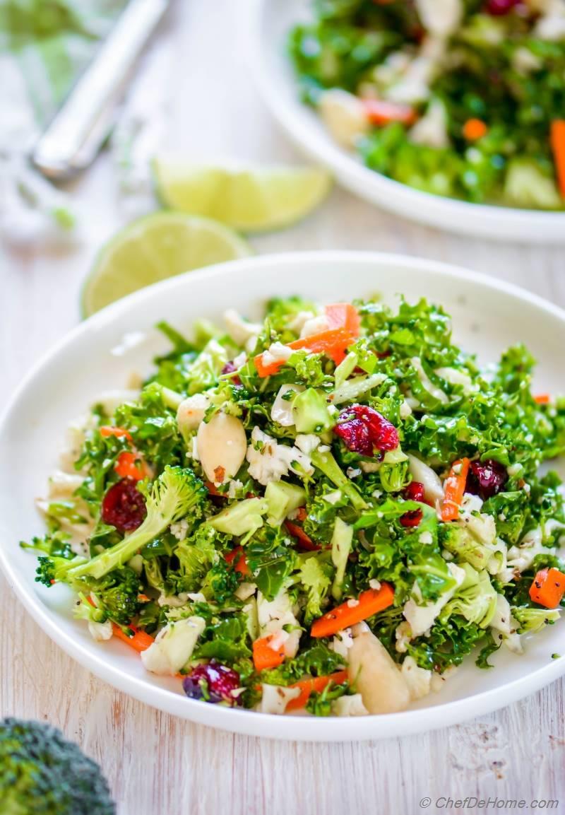 Cauliflower and Broccoli Detox Salad Recipe