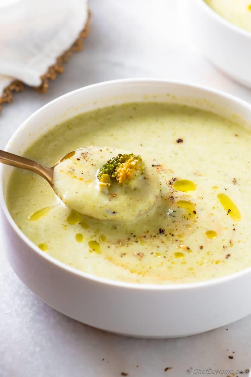 Cream of Broccoli Soup Recipe | ChefDeHome.com