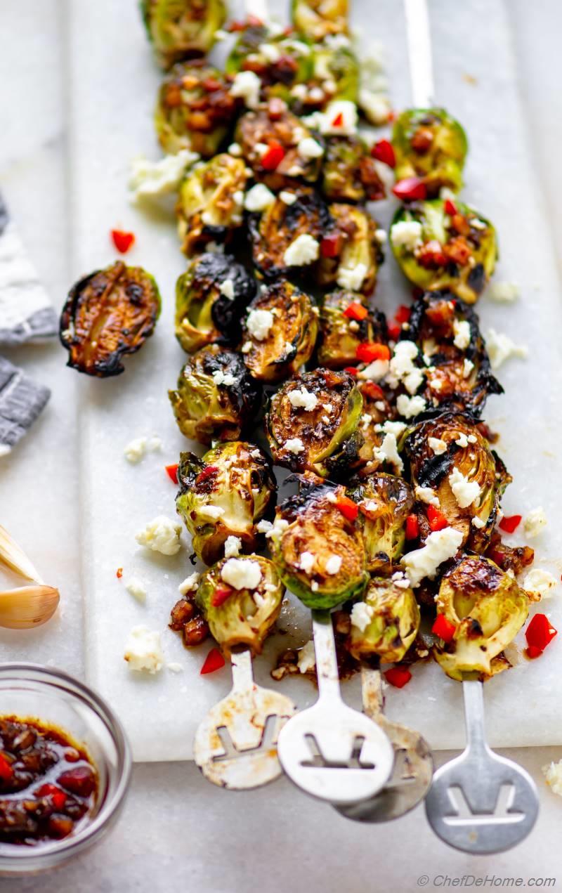 Grilled Brussel Sprouts with Balsamic Grilled Brussel Sprouts Recipe