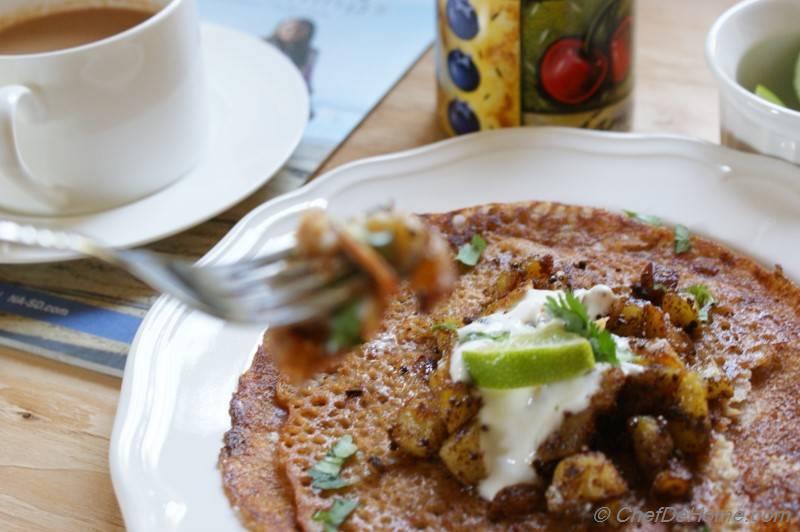 Navratri Special Buckwheat(Kuttu) Sprouts Chilla Recipe