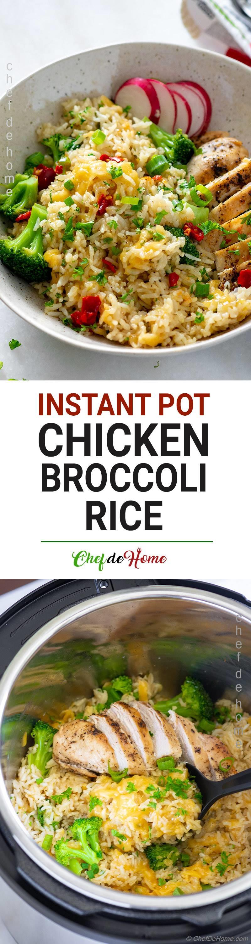 Chicken Broccoli Rice (Instant Pot) Recipe