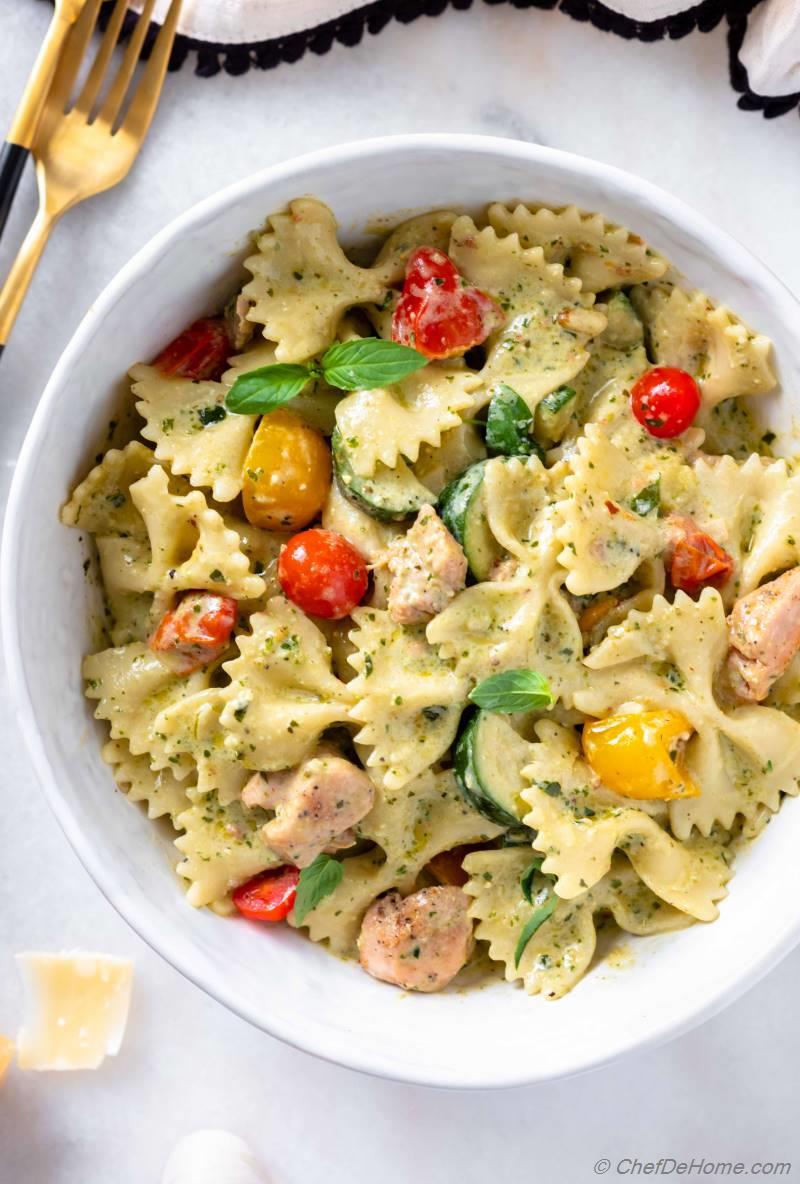 Chicken Pesto Pasta Recipe