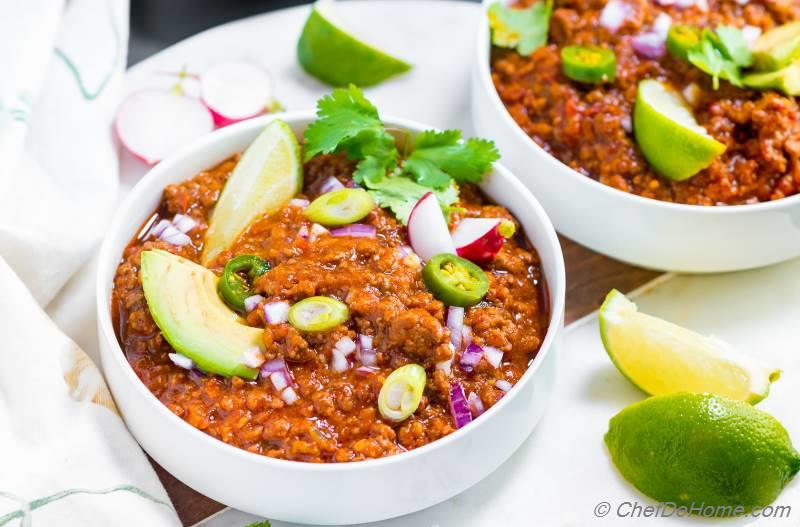 Chili No Beans (Instant Pot) Recipe