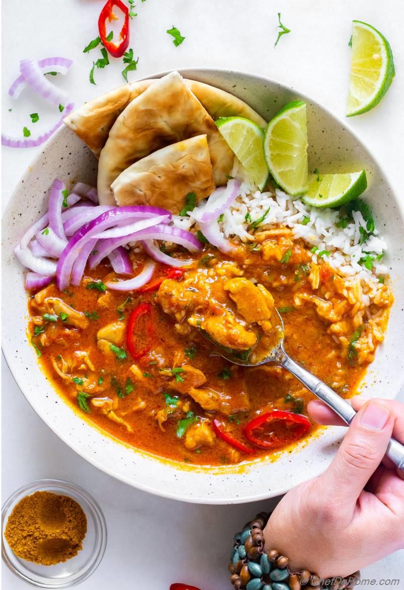 Coconut Curry Chicken Recipe | ChefDeHome.com
