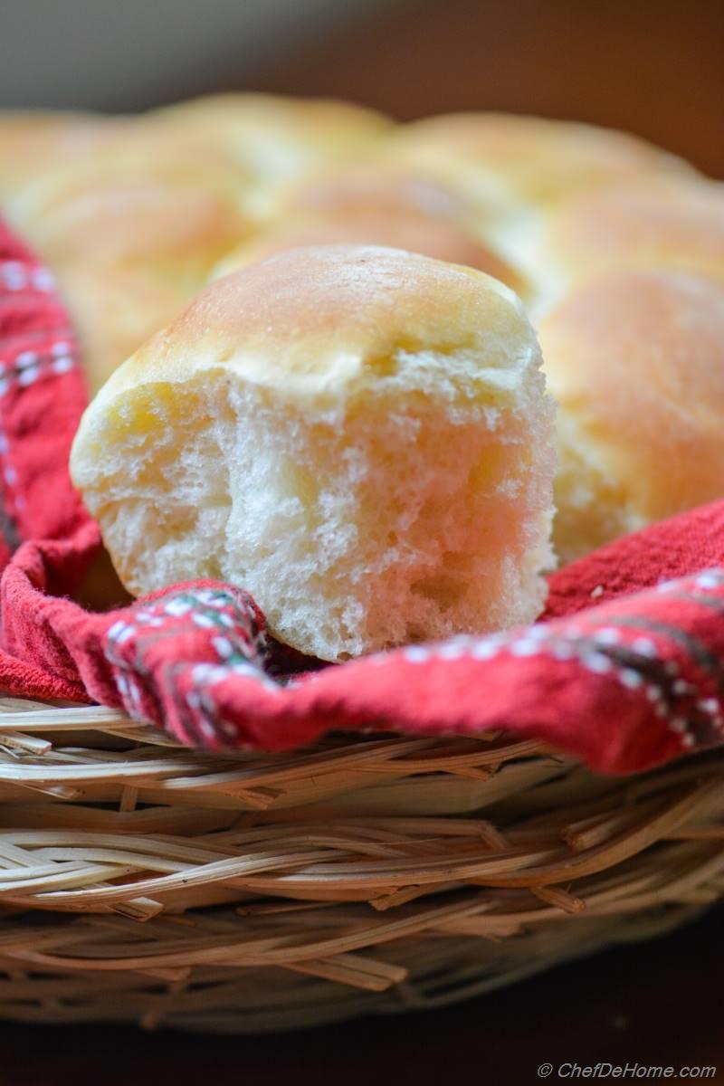 Fluffy PullApart Buttermilk Dinner Rolls Recipe